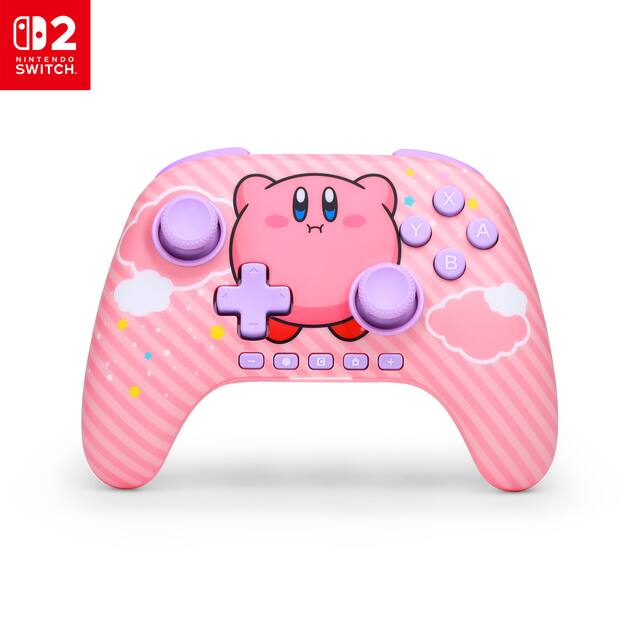 PowerA - Advantage Wireless Controller for Nintendo Switch 2 - Kirby Puff