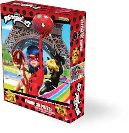 PopMarket - Miraculous Eiffel Tower 150pc 18x12 in 3D Lenticular Puzzle - COLLECTIBLES - Multicolor