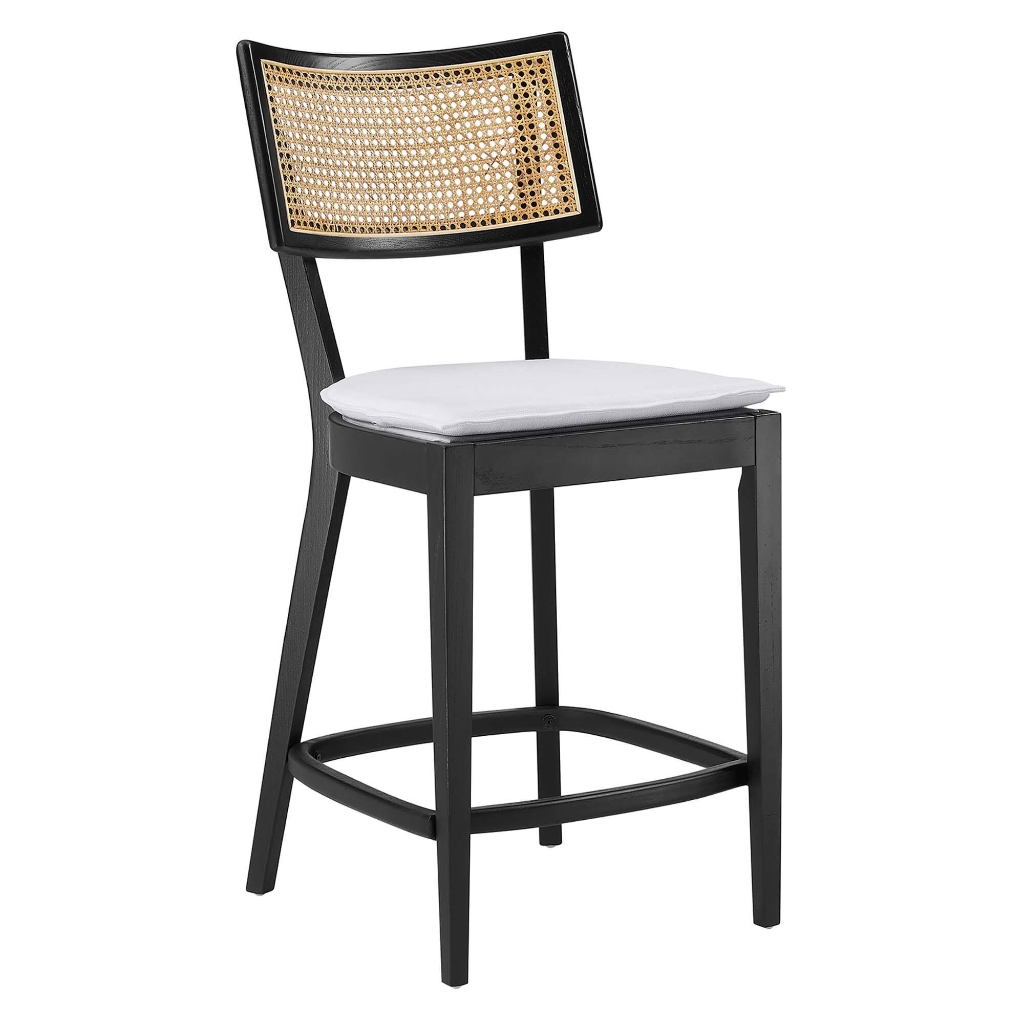 Back. Modway - Caledonia Wood Counter Stools Set of 2 by Modway - 0.