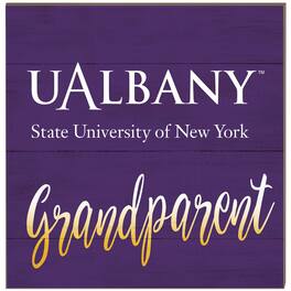 Jardine - UAlbany Great Danes 10'' x 10'' Grandparent Plaque - Purple