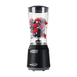 Brentwood - 180-Watt 14-Oz. Personal Blender - Black/Gray