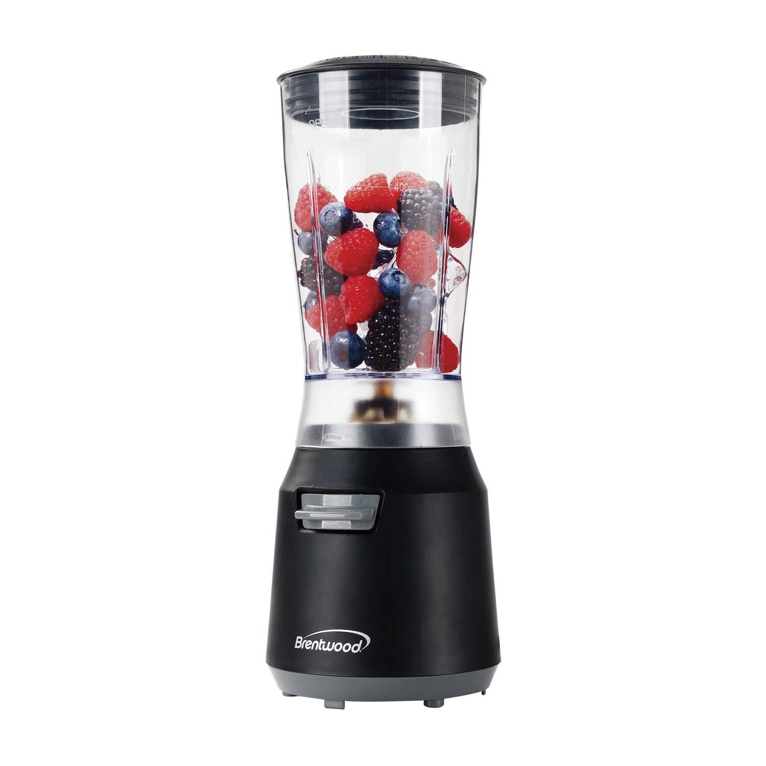 Front. Brentwood - Brentwood Jb-191bk 180-watt 14-oz. Personal Blender (black/gray) - black.
