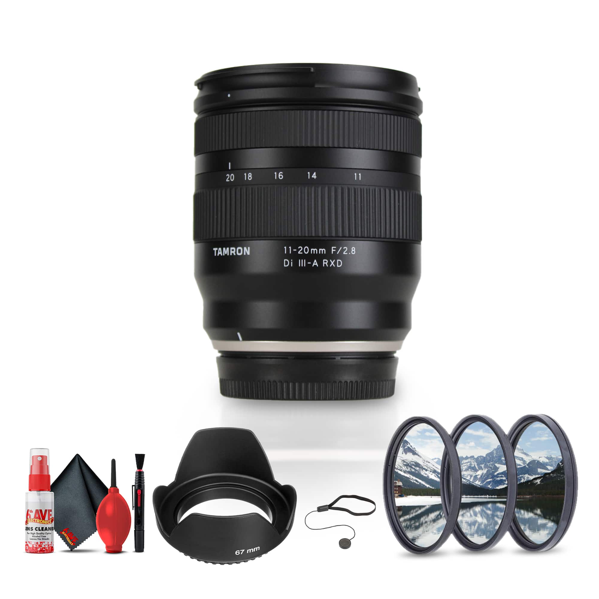 Tamron 11 20mm f/2.8 Di III A RXD Lens (FUJIFILM X) + Lens Filter