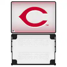 Front. Keyscaper - Cincinnati Reds Linen MacBook Case - Air 13 in - Multicolor.