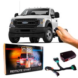 MPC - Plug-n-Play OEM Activated Remote Start Kit For 2017-2022 Ford F-550 - Gas - Black