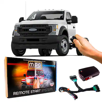 Sure, here is the corrected and grouped text from the image:
---
**MPC Automotive Accessories**
**USA**
**THE INDUSTRY LEADER IN DIY SOLUTIONS SINCE 2003**
**REMOTE START SYSTEM**
---