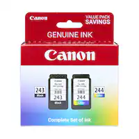 Canon - 243 / CL-244 Value Pack Standard Capacity Ink Cartridges - Black/Cyan/Magenta/Yellow - Front_Zoom