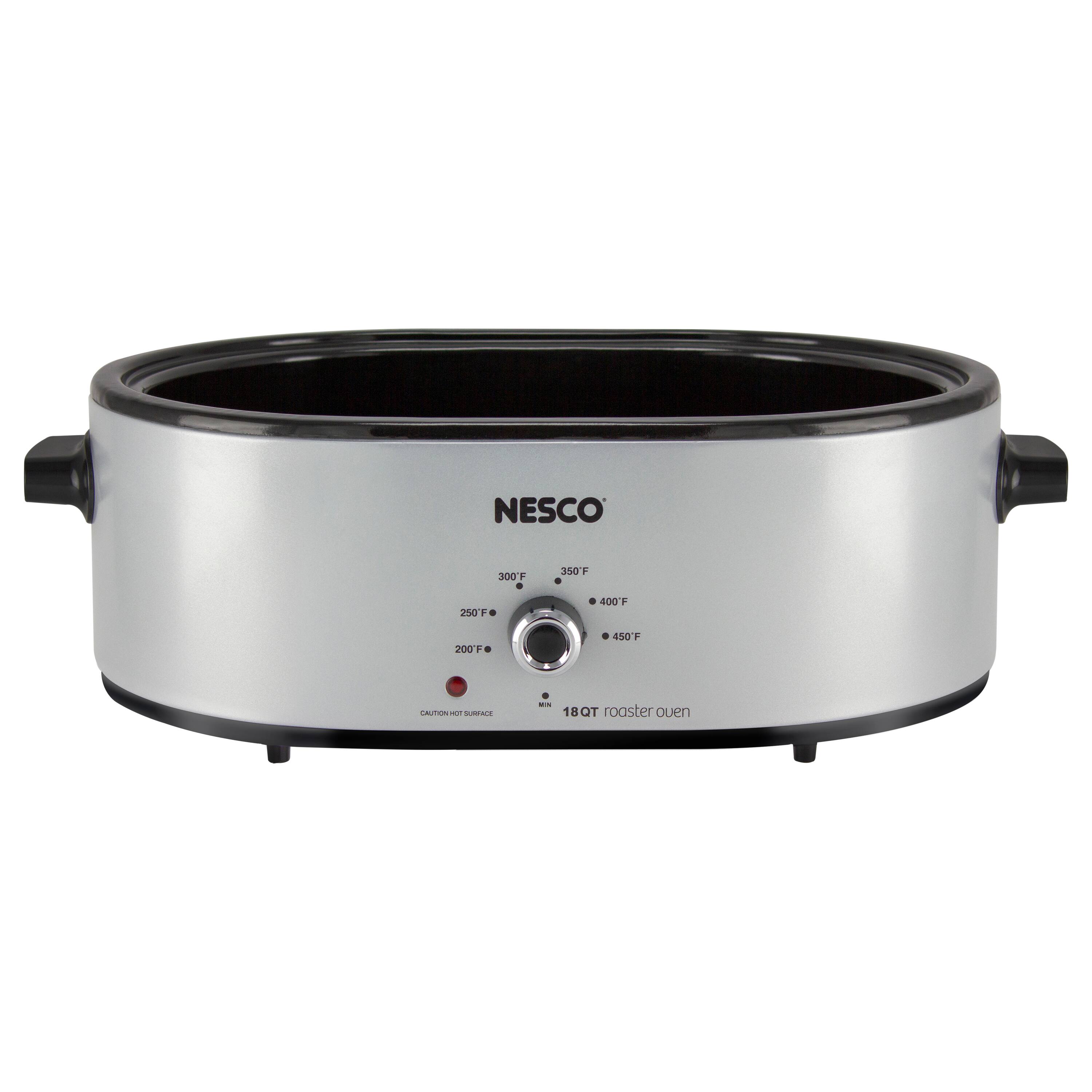 NESCO 300F 350F 250F 400F 200F 450F HO - OA -. 18QT roaster oven