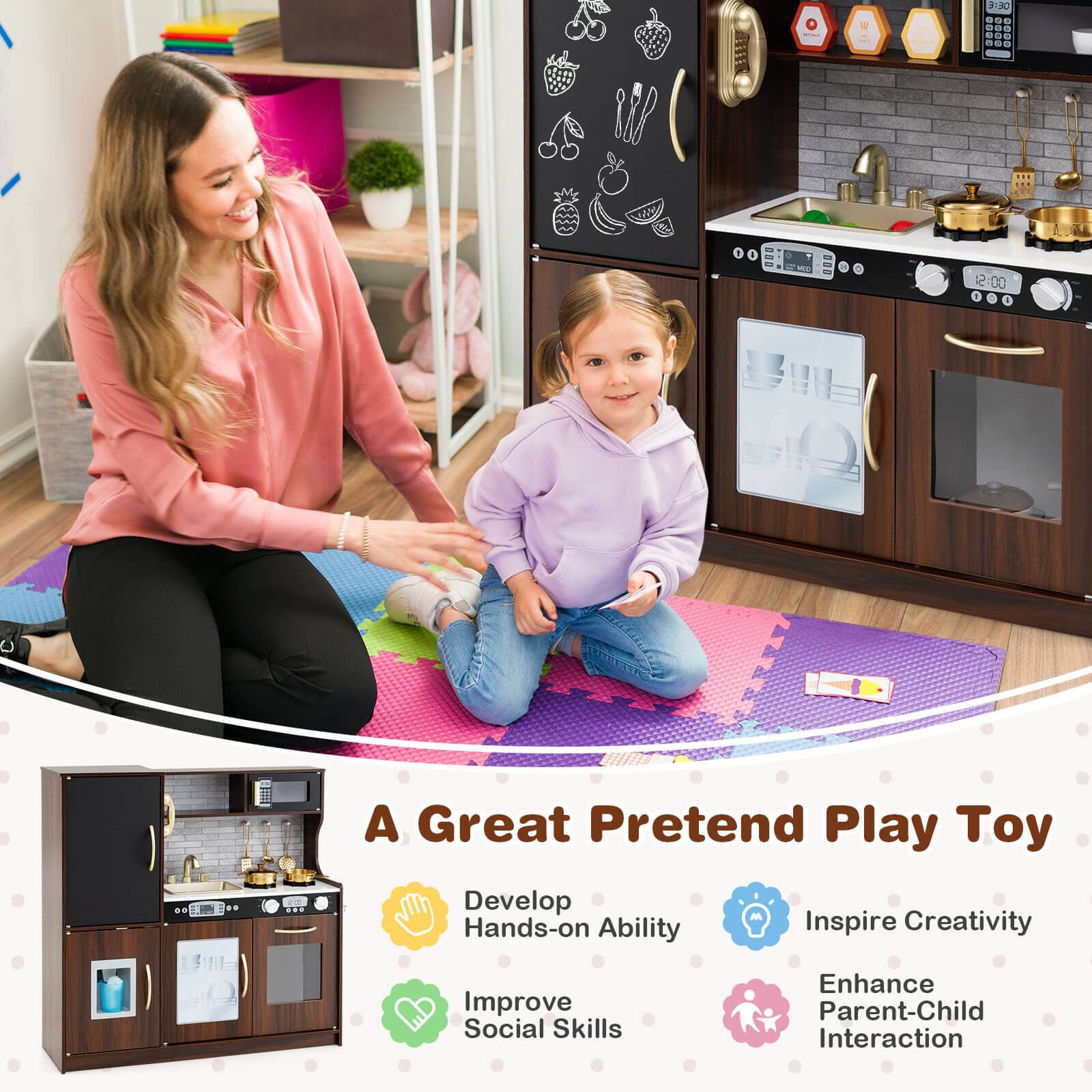 A Great Pretend Play Toy

- Develop Hands-on Ability
- Inspire Creativity
- Improve Social Skills
- Enhance Parent-Child Interaction