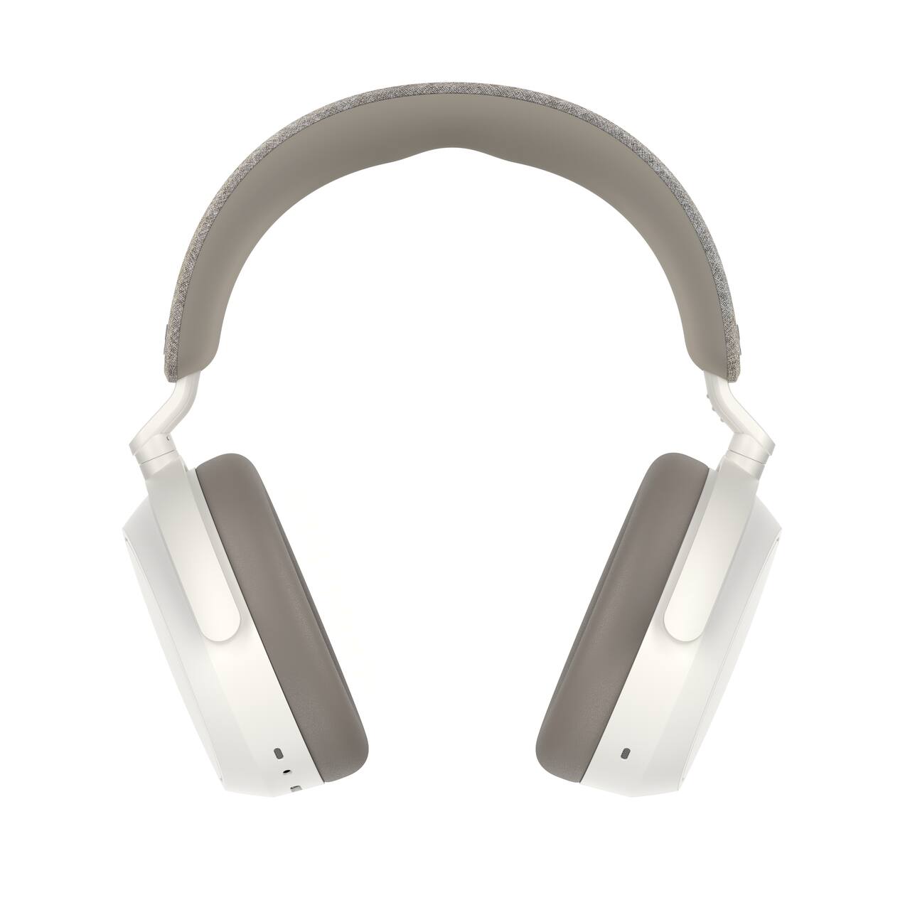 Alt View 1. Sennheiser - Sennheiser - MOMENTUM 4 Wireless Adaptive Noise-Canceling Over-The-Ear Headphones - White - White.