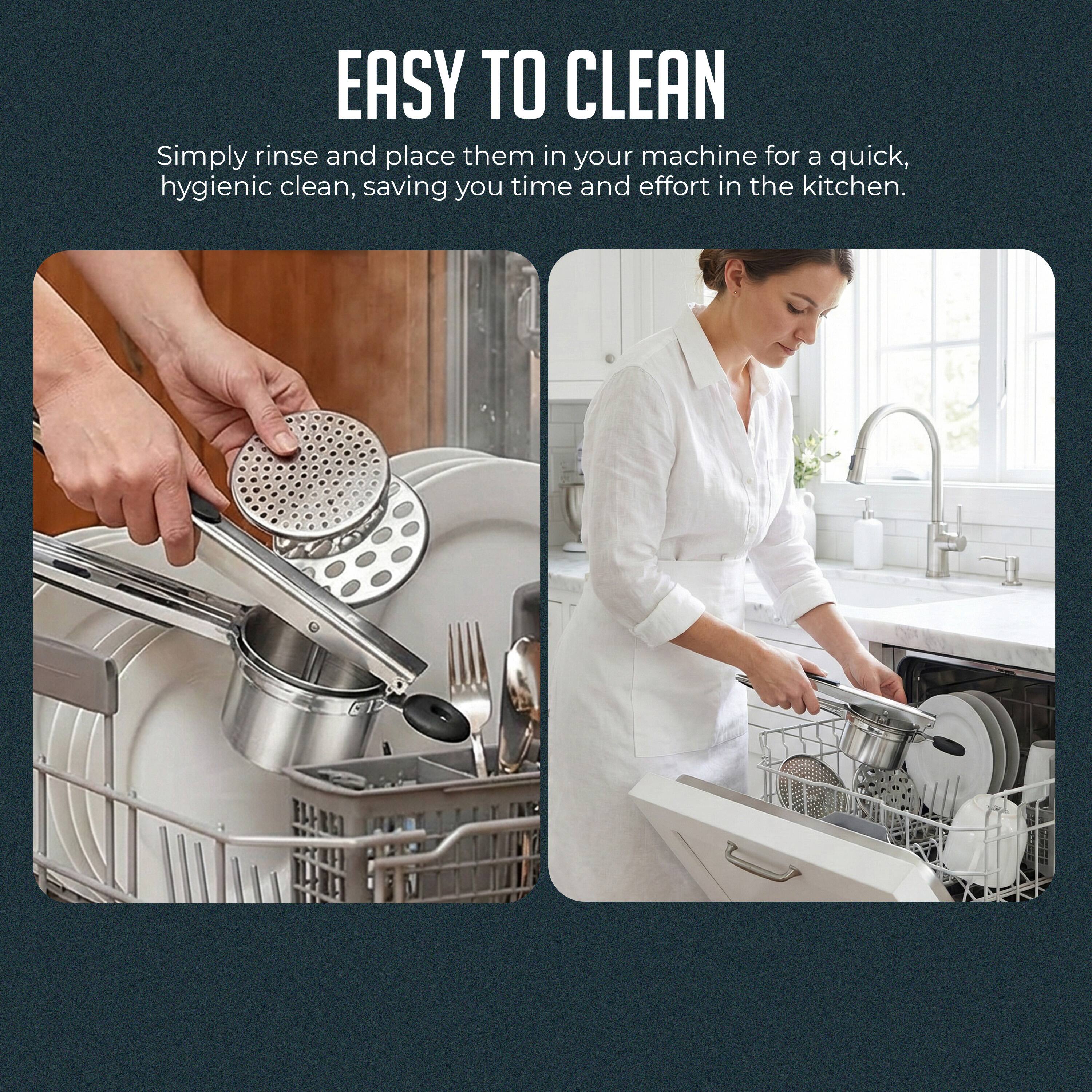 EASY TO CLEAN

Simply rinse and place them in your machine for a quick, hygienic clean, saving you time and effort in the kitchen.