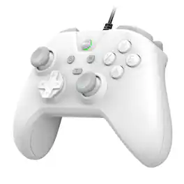 Cluzine - Wireless Game Controller for Switch, PC, PS3, PS4 & Steam with Vibration - White