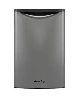Danby - 4.4 cu. ft. Contemporary Classic Compact All-Fridge - Black Stainless Steel Look