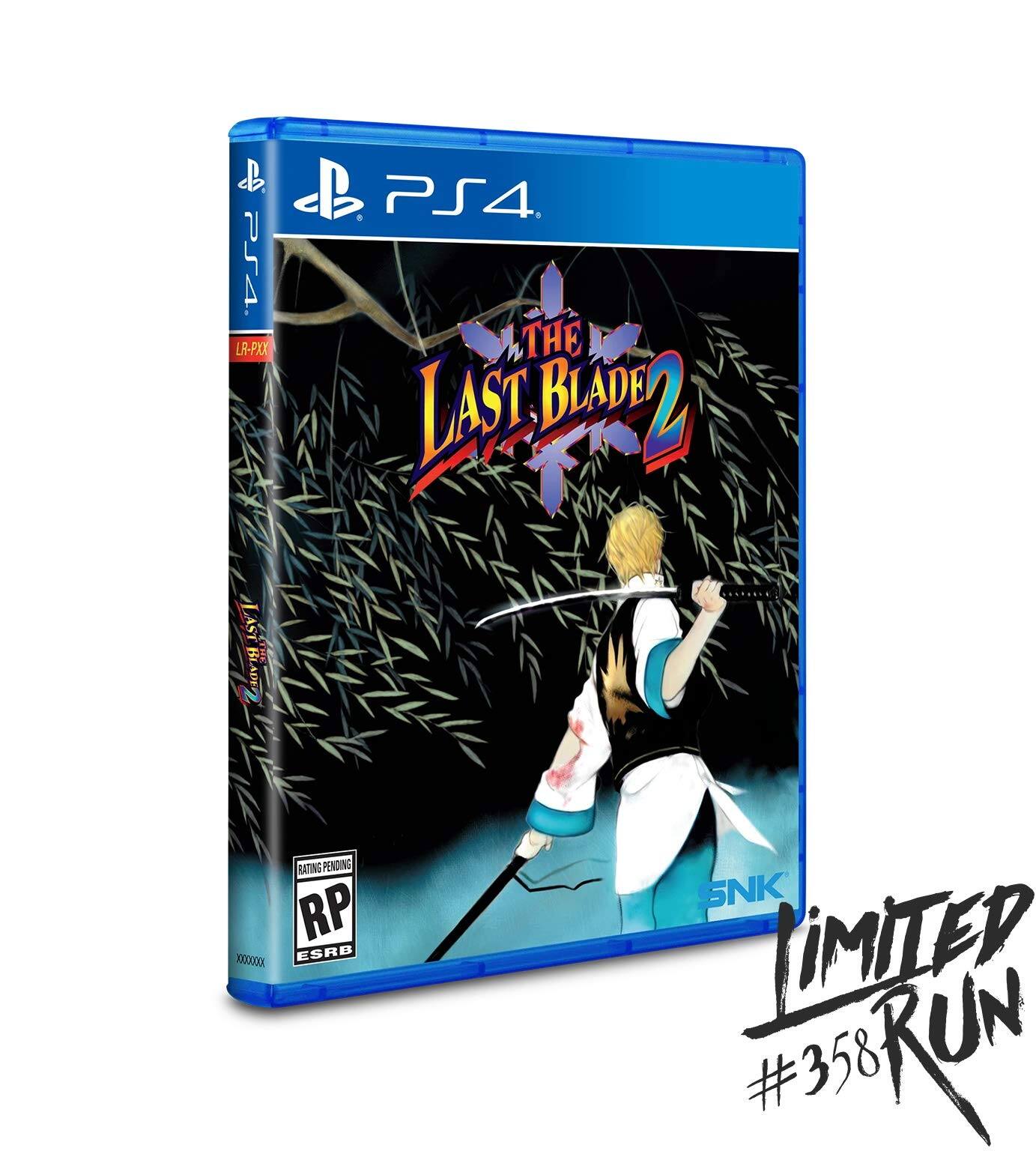 PS4  
LR-PXX  
LAST BLADE 2  
RATING PENDING RP  
ESRB  
SNK  
LIMITED RUN #358