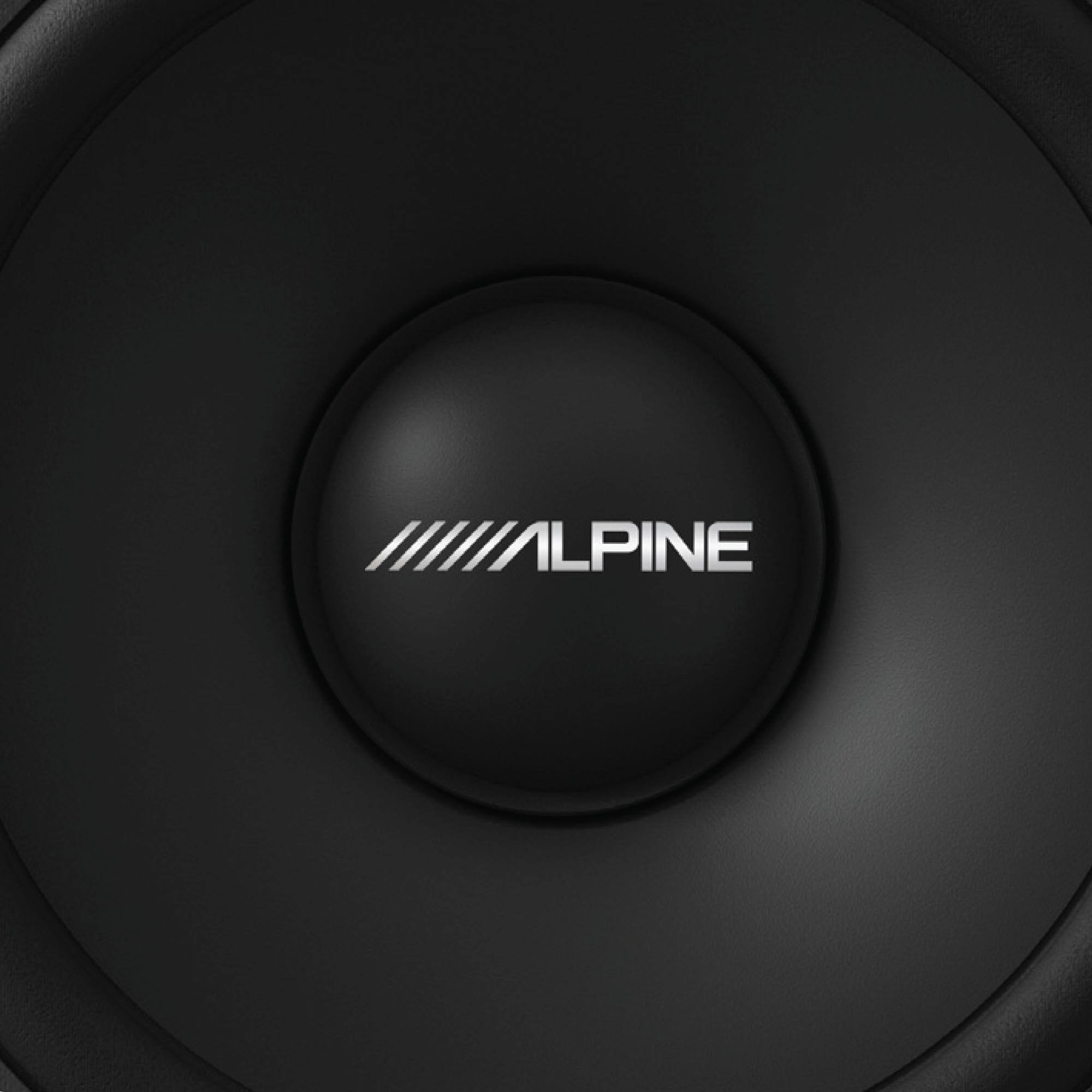 Alt View 10. Alpine - Alpine EL-E65C-G 6.5” Component 2-Way Speaker Set, Pair - Black/Gray.