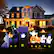 Left. Costway - 8.2 ft Long Halloween Inflatable Train LED Lighted Train w/ Witch 4 Ghosts & Pumpkin - Colorful.