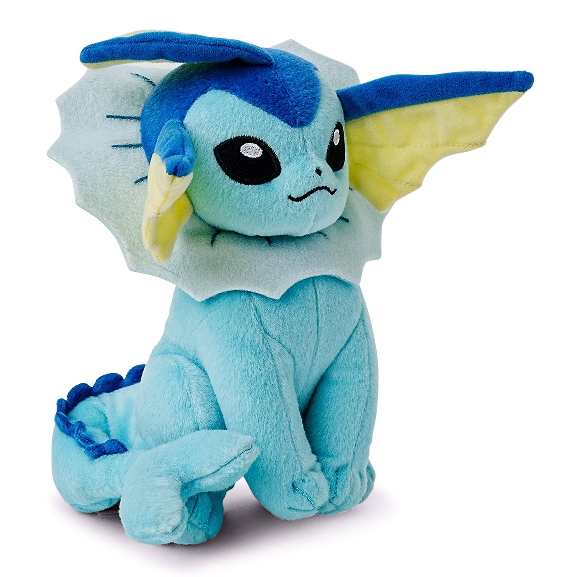 Alt View 2. TOMY - Pokemon 8 Inch Collector Plush | Vaporeon - Multi-Colored.