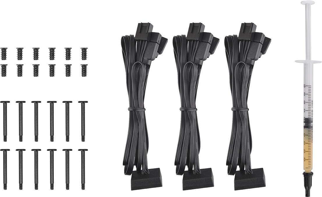 Alt View 14. Thermaltake - SWAFAN EX12 ARGB Sync 120mm Computer Case Cooling Fan TT Premium Edition (3-Pack) - Black.