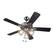 Front. Commercial Cool - COMMERCIAL COOL 42 inch Ceiling Fan 5-Blade,Dark Walnut & Black - Dark Walnut/Grey.