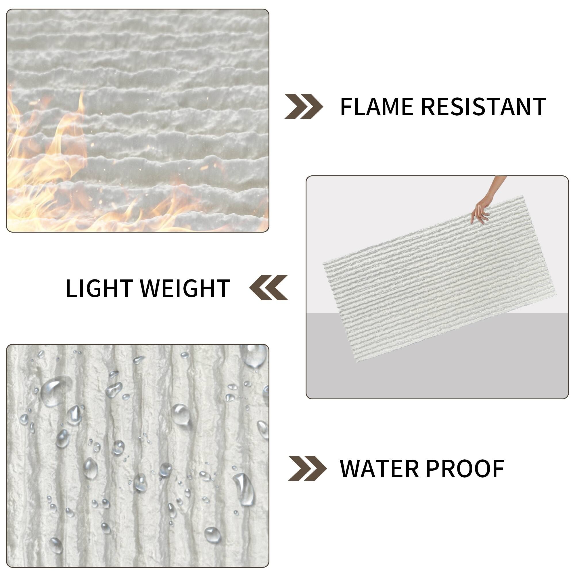 FLAME RESISTANT  
LIGHT WEIGHT  
WATER PROOF