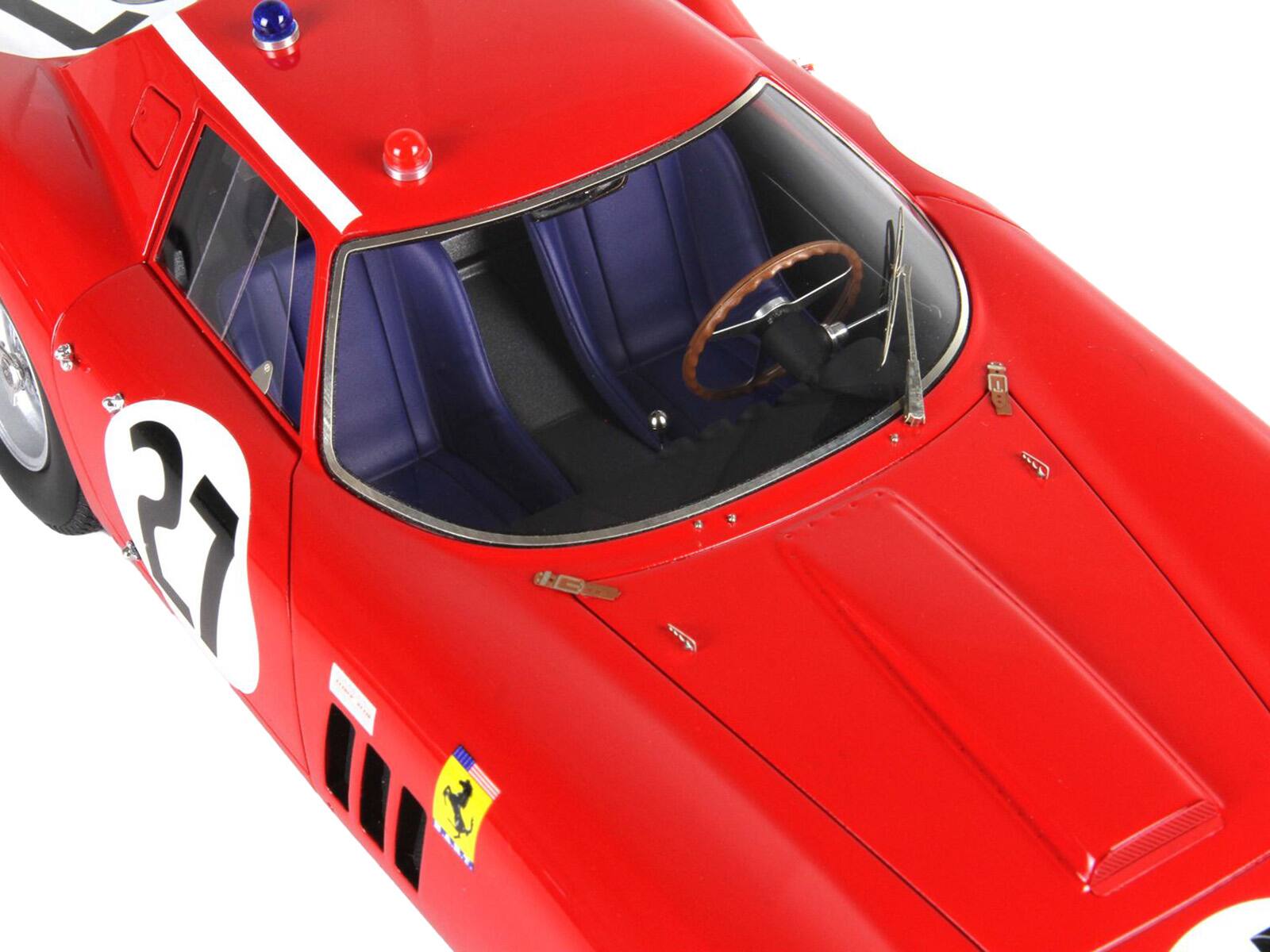 Alt View 2. BBR - Ferrari 250 GTO #27 "24 Hours of Le Mans" (1964) with DISPLAY CASE Limited Edition to 200 pieces 1/18 Model Car by BBR.