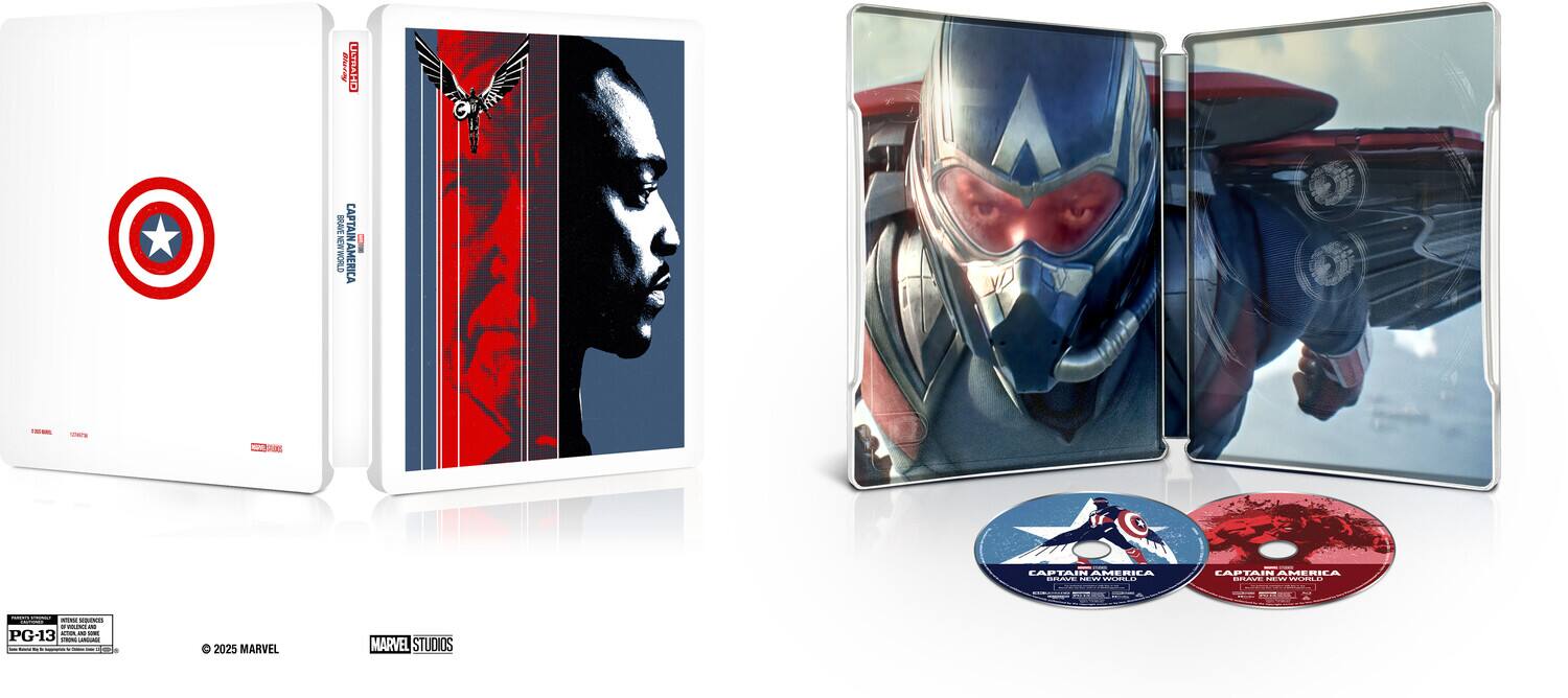 Alt View 1. Captain America: Brave New World   - 4K Blu-Ray.