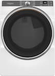 Whirlpool - 7.4 Cu. Ft. Stackable Smart Electric Dryer with Steam and Wrinkle Shield Option - White