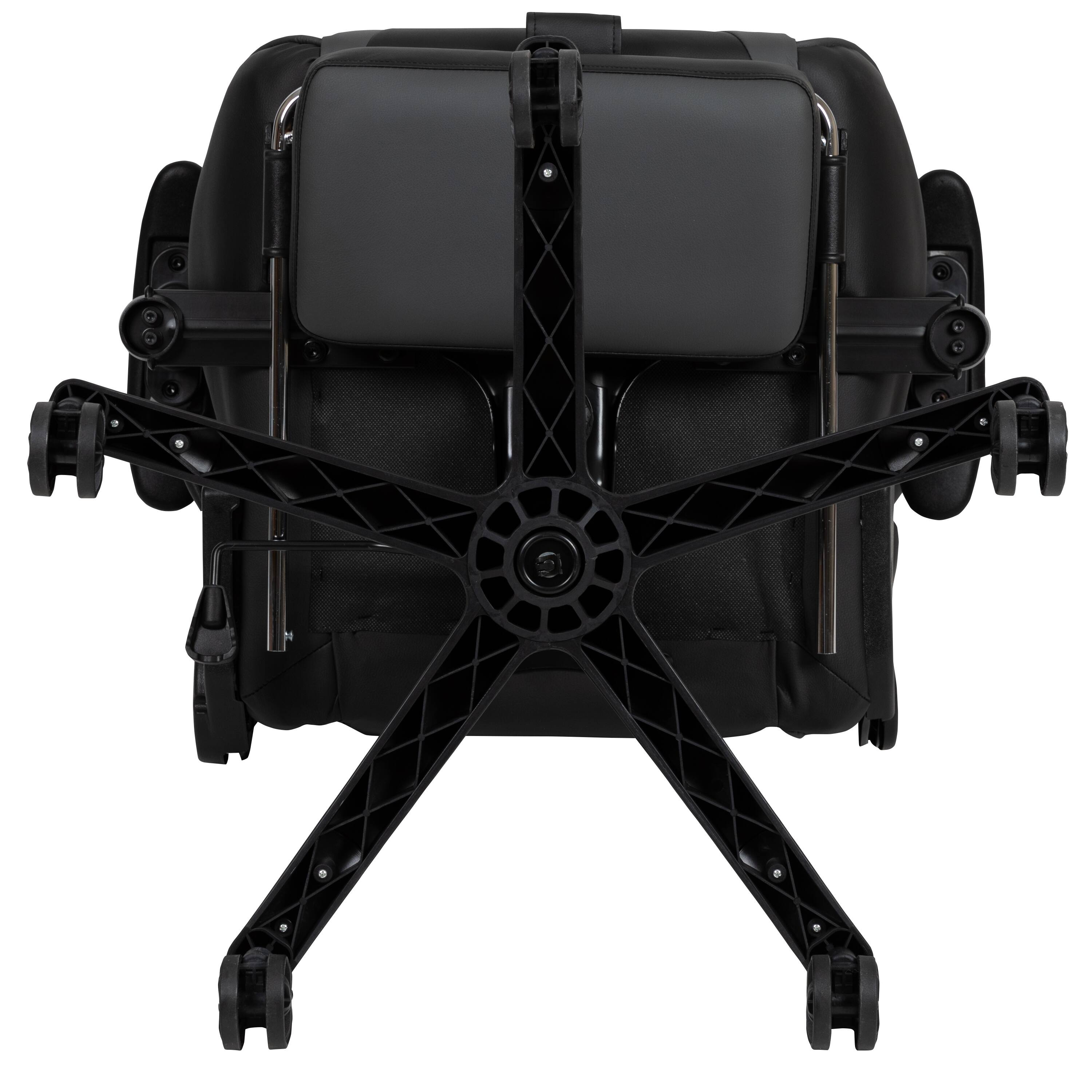 Alt View 9. Emma + Oliver - Z300 Gaming Racing Office Ergonomic PC Chair with Reclining Back and Footrest - Gray.