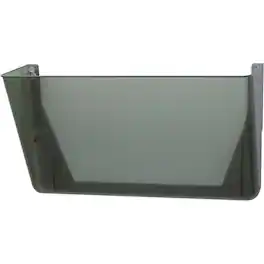 Officemate - 21431 File Holder Wall Mountable Letter Size Hortizontal Smoke - Horizontal - 7" Height x 13" Width x 4.12" D