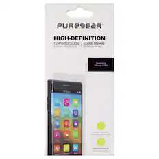 PUREgeaR HIGH-DEFINITION TEMPERED GLASS VERRE TREMPÉ Screen Protector Protège-écran Pour Samsung Galaxy A10e
12:56 PM
Aa
Lt
Al
Sews
DB
White
%
i
B
Ide
Scurt
Scratch Resistant
Resistant aux rayures
Search
Certificates
Downloads
Sett
Hisssage
Camera
Case-Friendly Fit
Adaptable