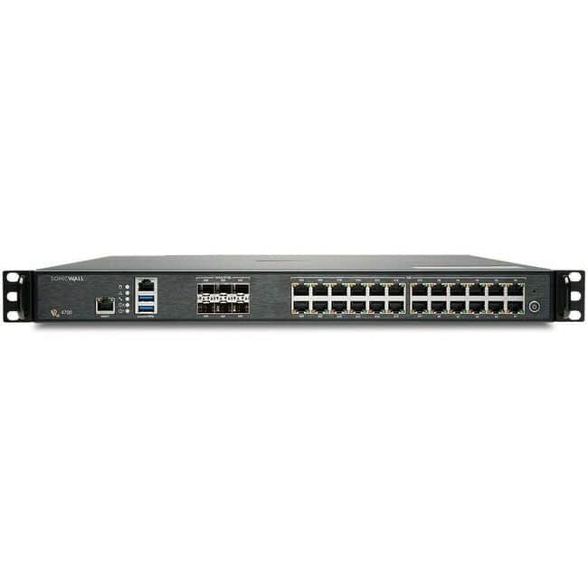 SonicWall - NSa 4700 Network Security/Firewall Appliance - Intrusion Prevention - 24 Port - 10GBase-X, 1000Base-T - 10 - Unknown