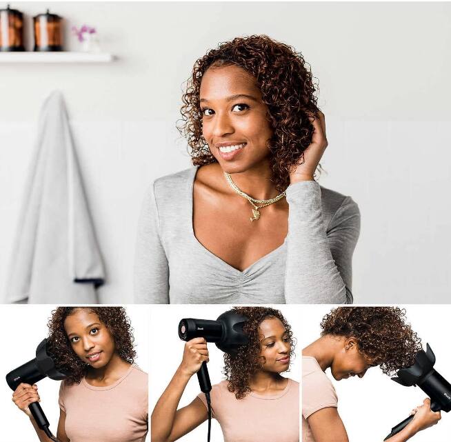 Alt View 5. Shark - SHARK HD125CO 2-in-1 Concentrator Hair Blow Dryer HyperAir.