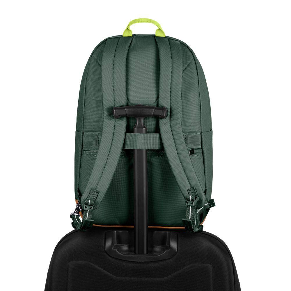 Alt View 2. Pacsafe - GO 25L Backpack, Spruce Green - Spruce Green.