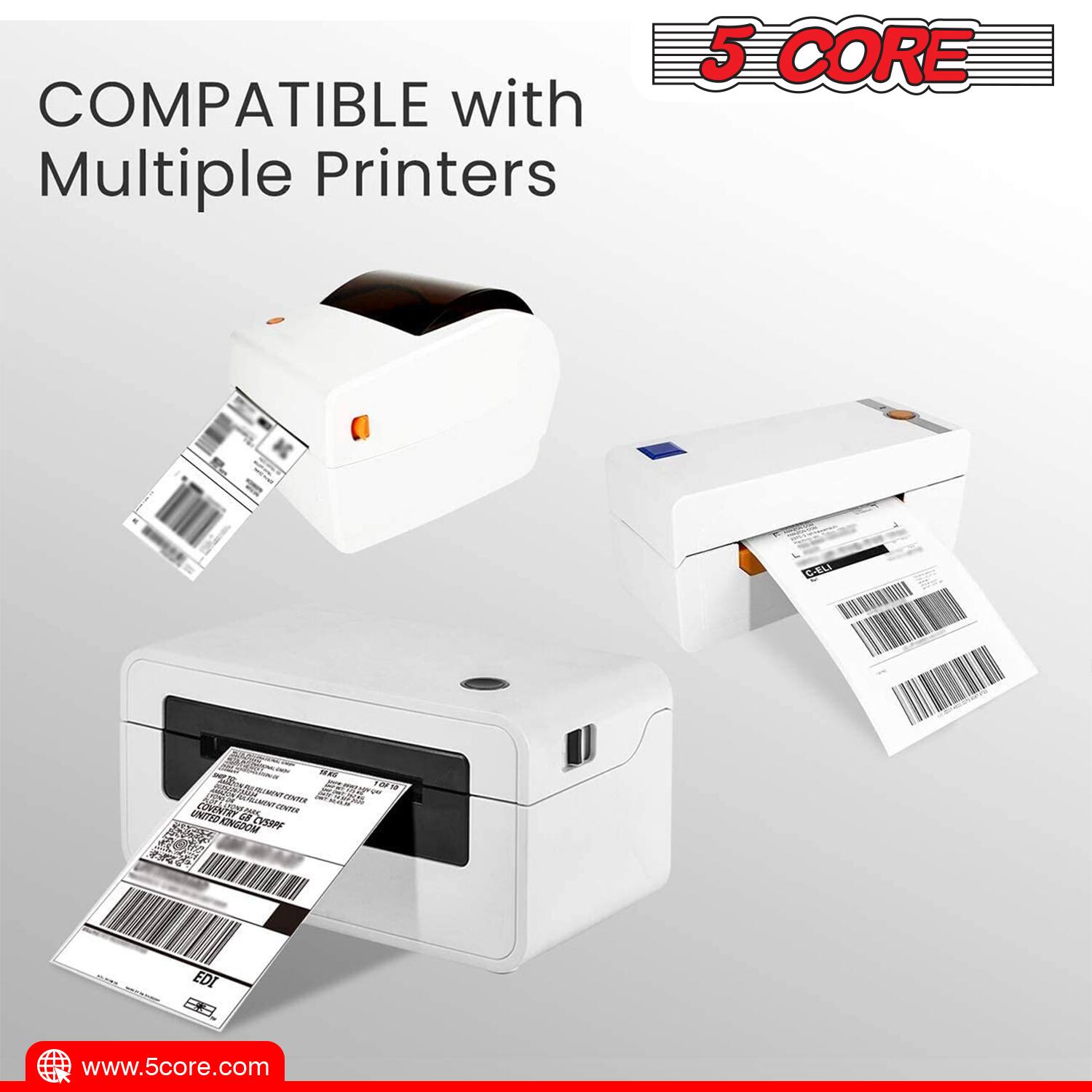COMPATIBLE with Multiple Printers

5 CORE

www.5core.com