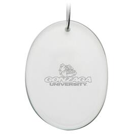 Jardine - Gonzaga Bulldogs 2.75'' x 3.75'' Glass Oval Ornament - Multicolor