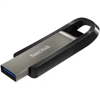 Front. SanDisk - SanDisk Extreme Go USB 3.2 Flash Drive - 64GB - 64 GB - USB 3.2 (Gen 1), USB 3.1, USB 3.0, USB 2.0 - 400 MB/s Read Speed - Unknown.