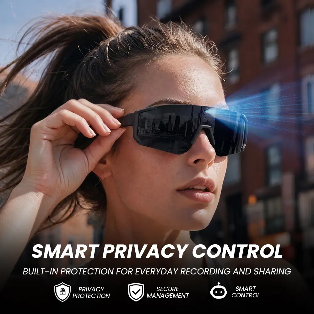 SMART PRIVACY CONTROL  
BUILT-IN PROTECTION FOR EVERYDAY RECORDING AND SHARING  
PRIVACY PROTECTION  
SECURE MANAGEMENT  
SMART CONTROL