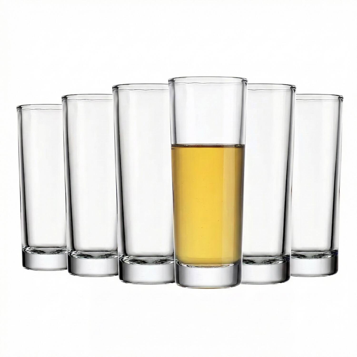 Front. Jay Import - Bar340 Tango Set of 6 - 2oz. Shot Glasses - Clear.