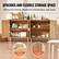 SPACIOUS AND FLEXIBLE STORAGE SPACE
Perfect for storing electronics, kitchenware, and more
0-2.5 in / 0-64 mm
Spacious Tabletop
Adjustable Shelf