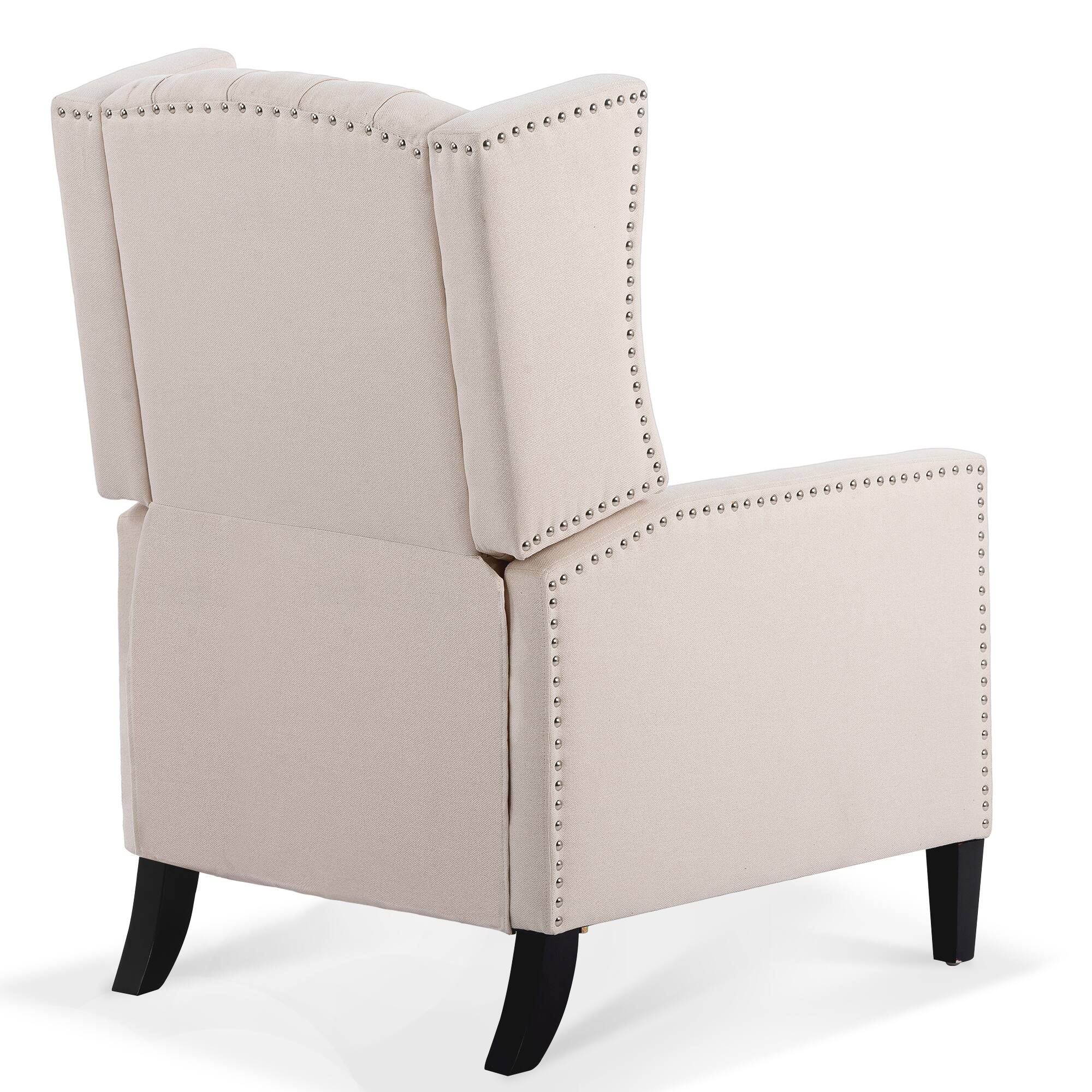 Alt View 5. TinyHomie - Manual Wing Chair Recliner - Gray.