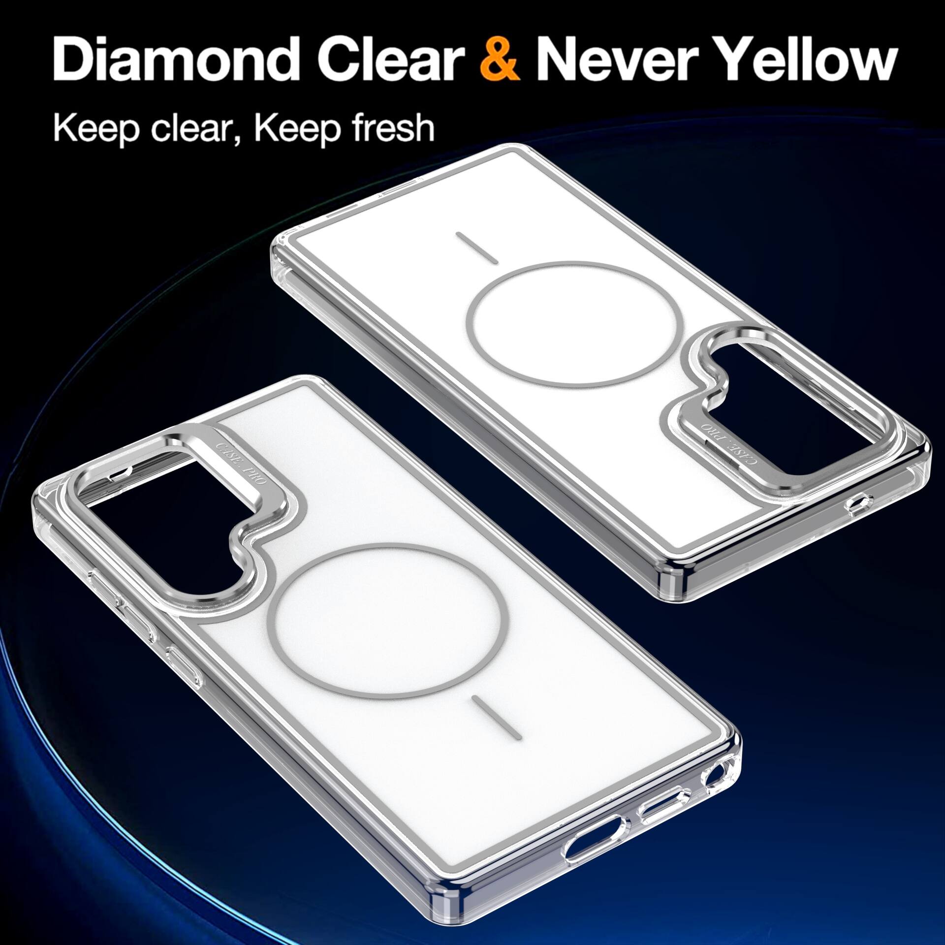 Diamond Clear & Never Yellow  
Keep clear, Keep fresh