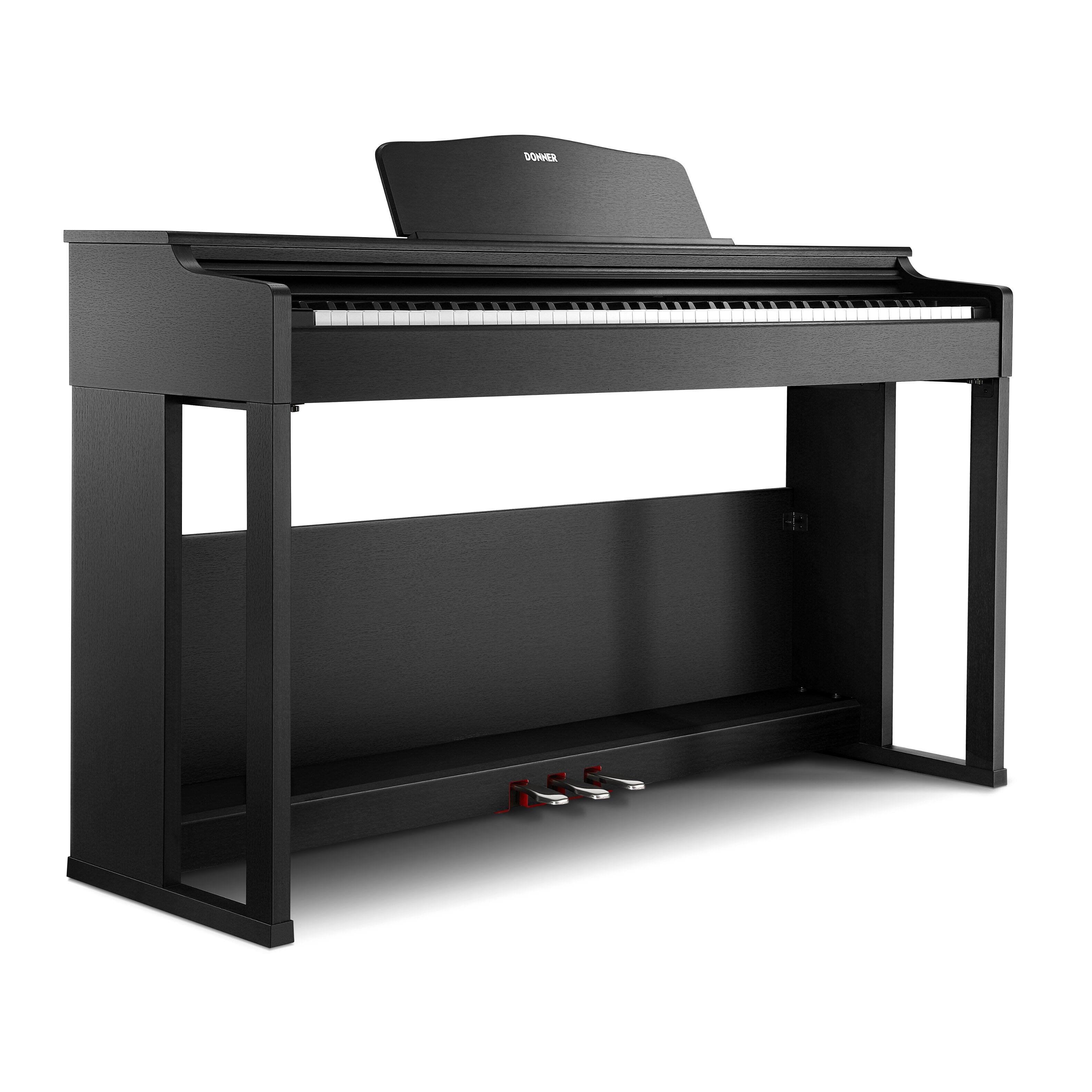 Angle. Donner music - Donner DDP-100S Graded Hammer Action Digital Piano.