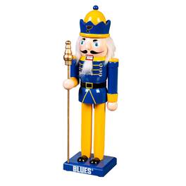 Evergreen Enterprises - St. Louis Blues 12" Wooden Nutcracker Statue - Multicolor