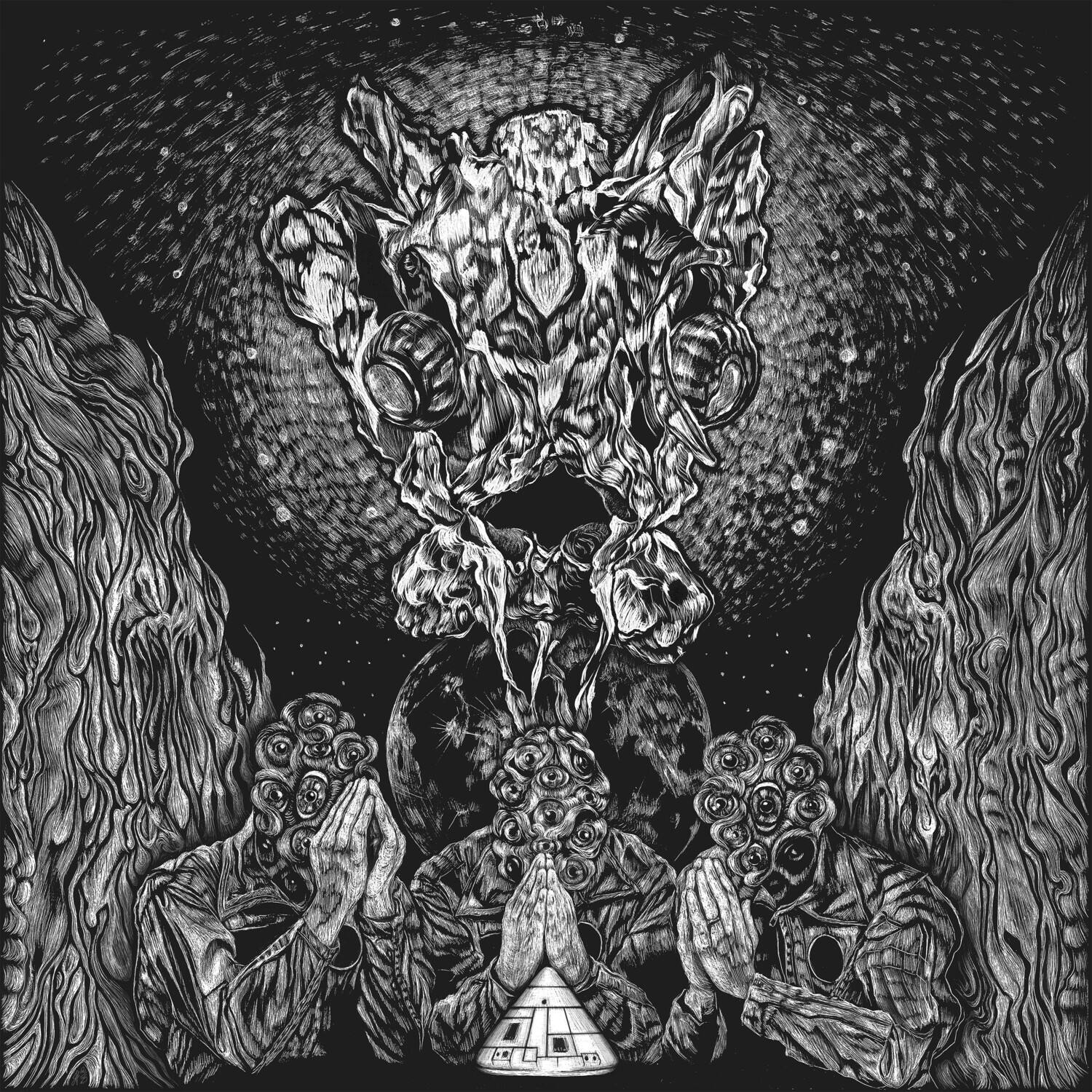 Front. Deathbird Earth - Objective Consciousness   - VINYL LP.