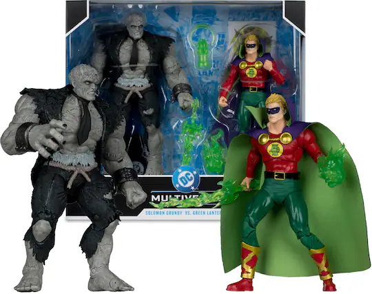 RF 380 LANT * DC MULTIVE SOLOMON GRUNDY VS. GREEN LANTERN