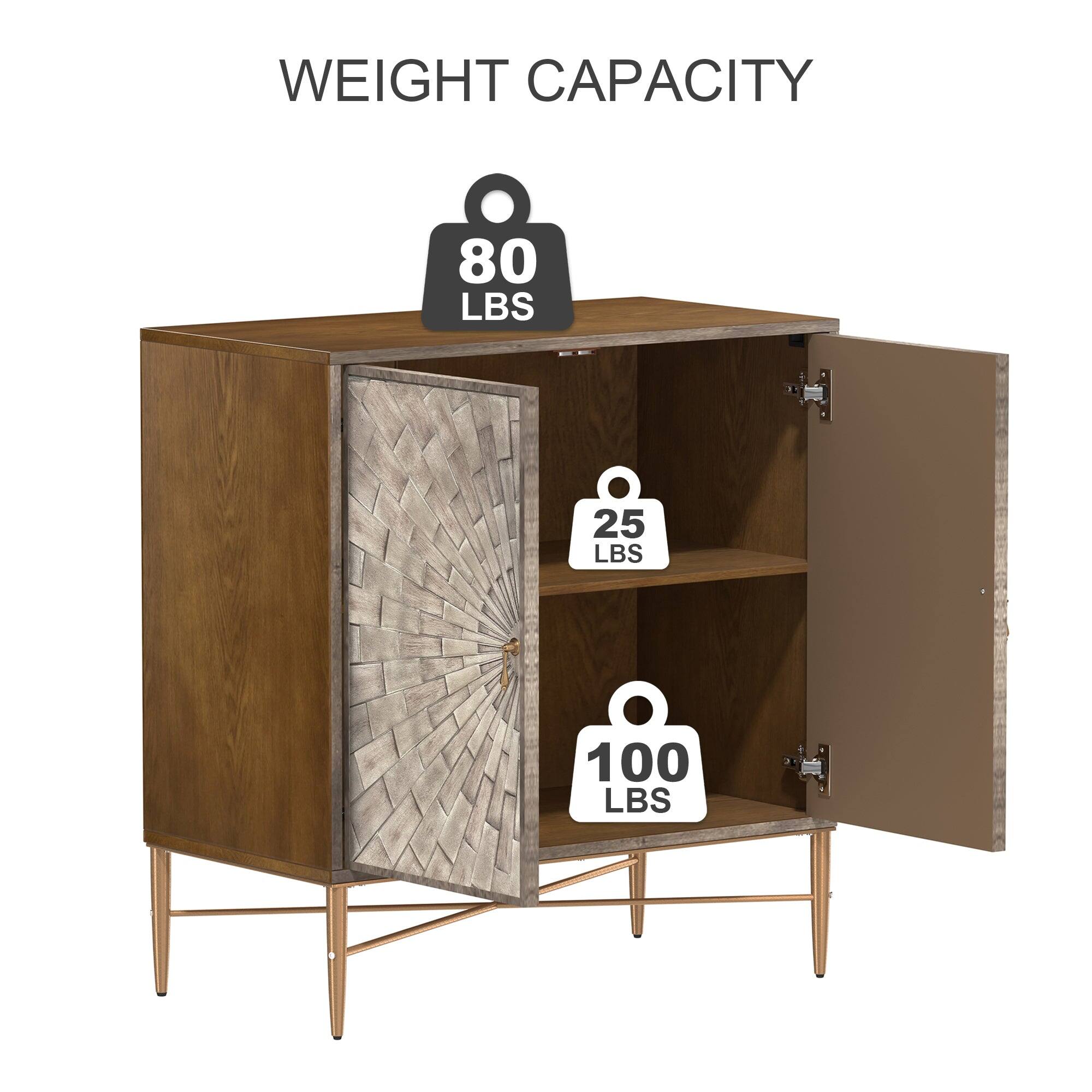 WEIGHT CAPACITY
80 LBS
25 LBS
100 LBS