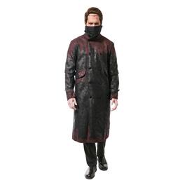 Costume Culture by Franco - Mr. Monster Adult Costume Trenchcoat | X-Large - Black