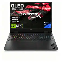 HP - Upgraded - OMEN Gaming Laptop - 16" WQXGA 165Hz - AMD Ryzen 9 9955HX - NVIDIA GeForce RTX 5070 - 32GB RAM 2TB SSD - RGB Backlit KB - Shadow Black
