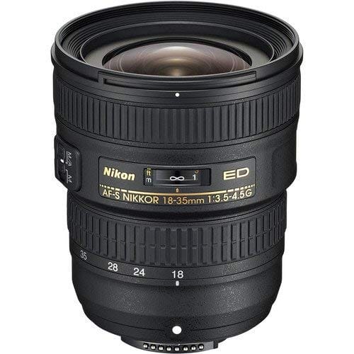 AF-S FX Nikkor 18-35mm f/3.5-4.5G Ed Zoom Lens with Auto Focus for Nikon Dslr Cameras (International Model) - Black