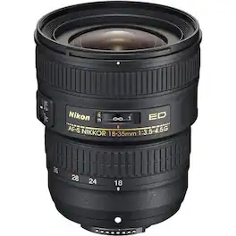 AF-S FX Nikkor 18-35mm f/3.5-4.5G Ed Zoom Lens with Auto Focus for Nikon Dslr Cameras (International Model) - Black